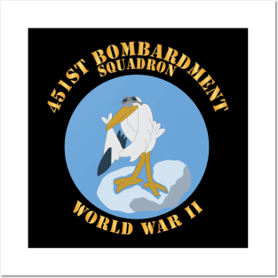 AAC - 451st Bomb Squadron - WWII X 300 Posters and Art